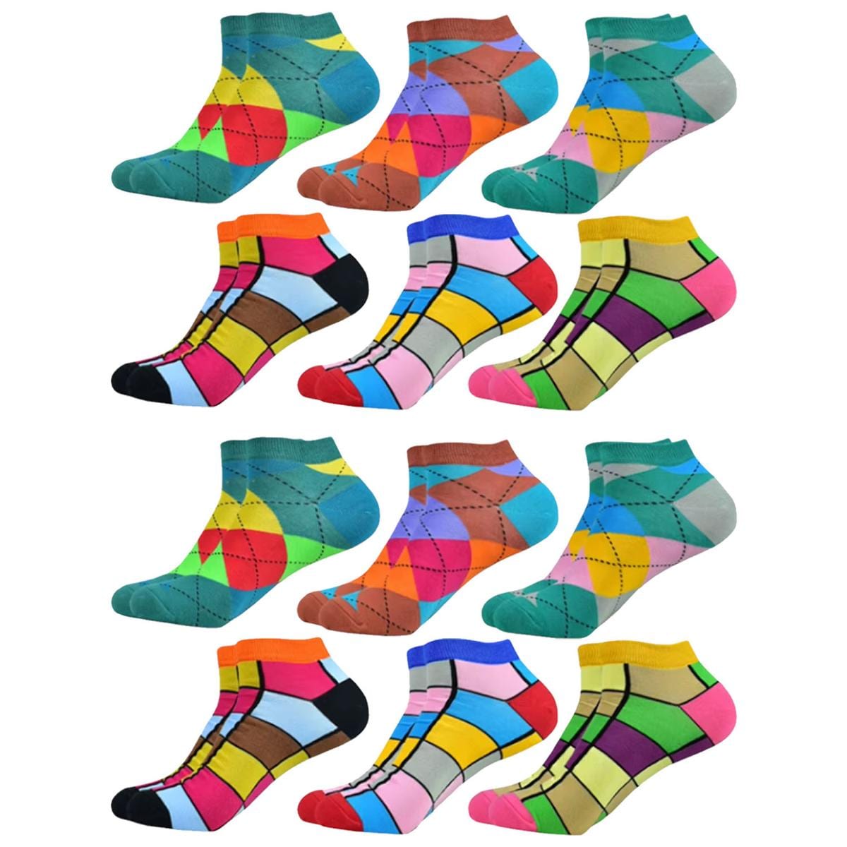 Calcetas De Colores Aerox Mxocs-002 2 Paq Multicolor $646