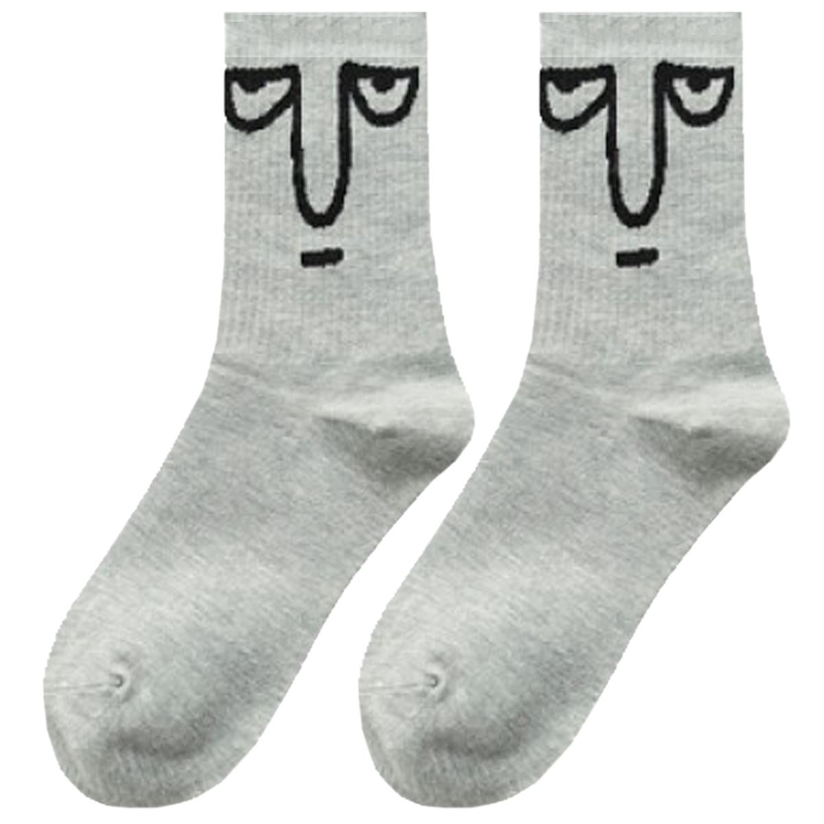 Foto 2 pulgar | Par De Calcetas De Emojis Aerox Mxmjo-001 1par Gris