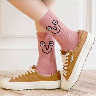 Foto 3 | Calcetines Creativos Aerox Mxmjs-005 5pares Rosa