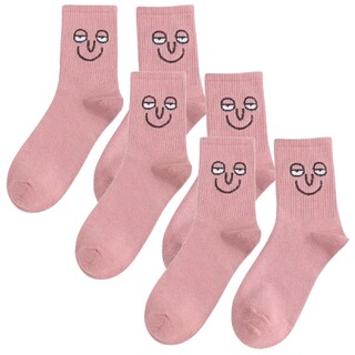 Foto 1 | Calcetas Alegres Aerox Mxmjs-003 3pares Rosa