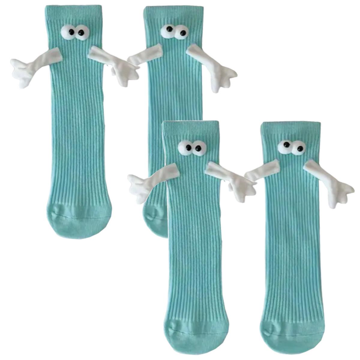 Foto 3 pulgar | Calcetas Aerox Mxoxg-002 2pares Verde Menta