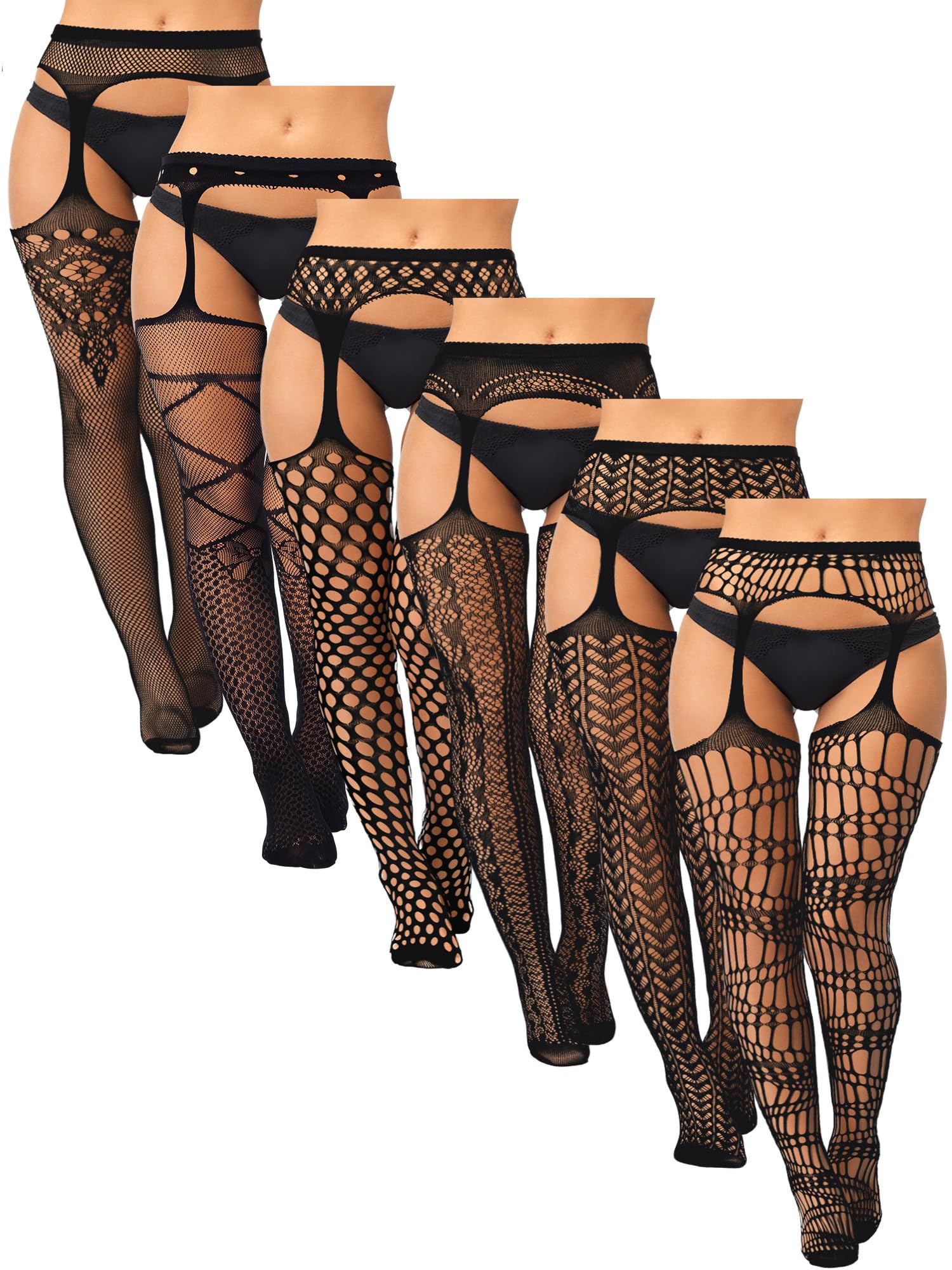 Medias De Red Skylety Para Mujer, Tallas Grandes, Xl, Xxl - Venta Internacional.