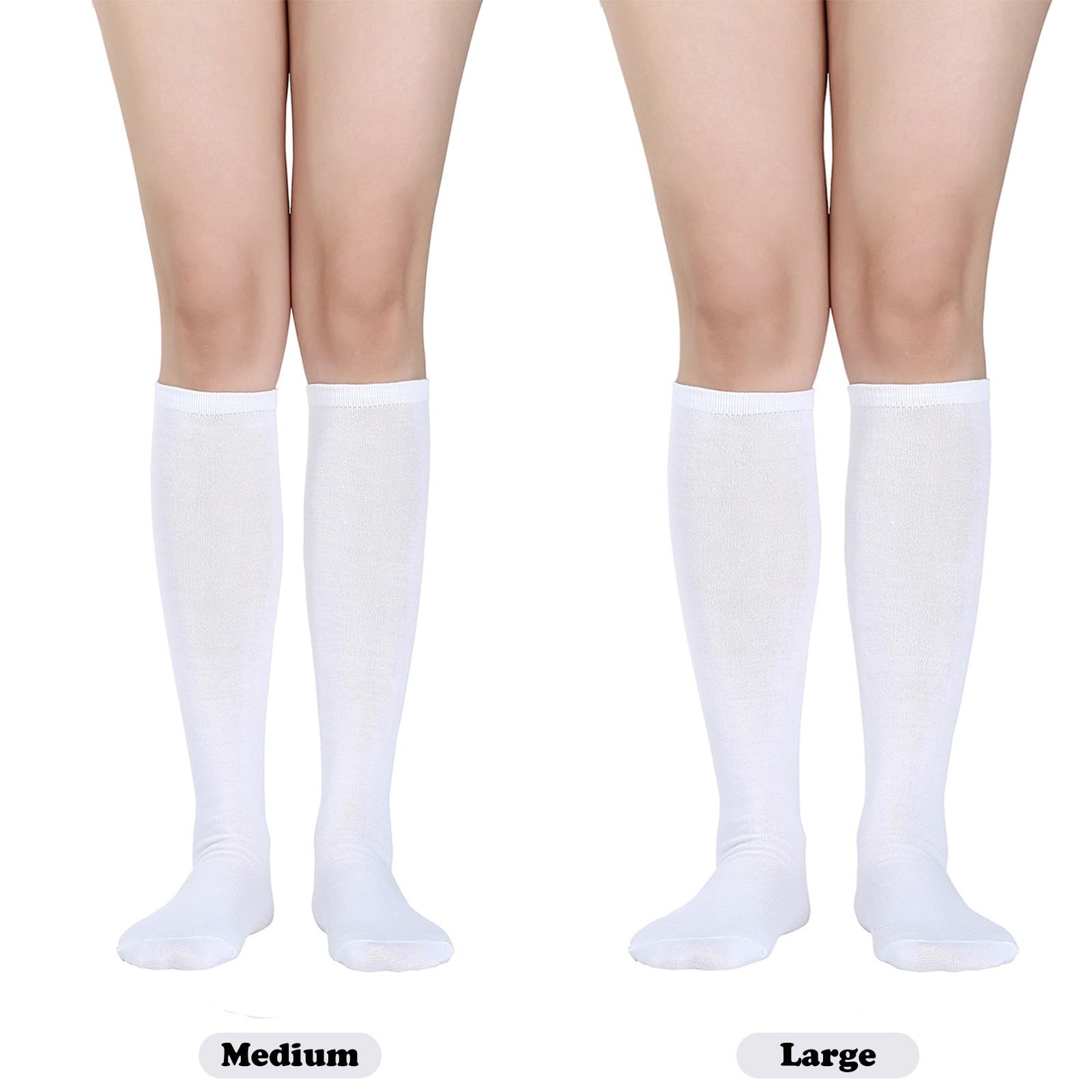 Foto 4 pulgar | Calcetines Hasta La Rodilla Satinior Para Mujer Para Fiesta De Cosplay De Halloween - Venta Internacional.