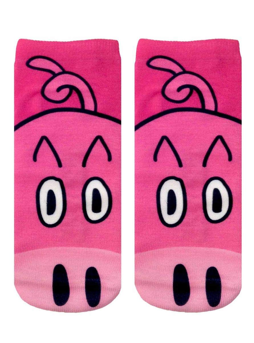 Foto 2 pulgar | Calcetines Redondos Con Estampado Fotográfico De Toynk Pig  100% Poliéster - Venta Internacional.