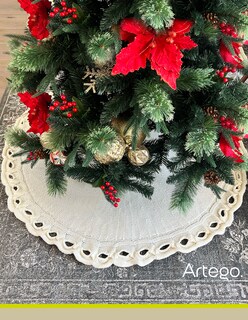 Foto 2 | Pie De Árbol De Navidad 122cm Artego Tejido