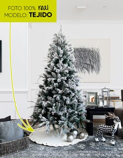 Foto 5 | Pie De Árbol De Navidad 122cm Artego Tejido