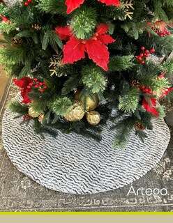Foto 2 | Pie De Árbol De Navidad 122cm Artego Gris