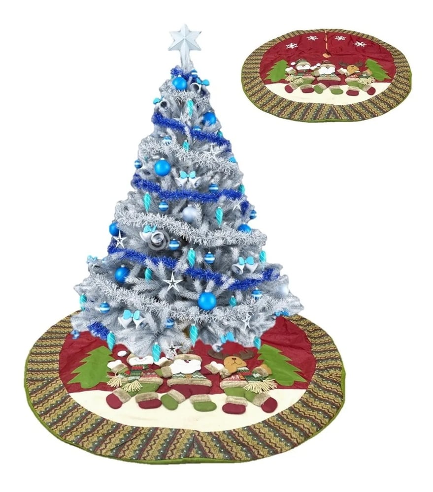 Foto 3 pulgar | Funda para Faldón de Árbol De Navidad Poliéster 116 Cm de Diámetro - Venta Internacional