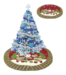 Foto 2 | Funda para Faldón de Árbol De Navidad Poliéster 116 Cm de Diámetro - Venta Internacional