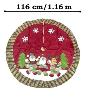 Foto 3 | Funda para Faldón de Árbol De Navidad Poliéster 116 Cm de Diámetro - Venta Internacional