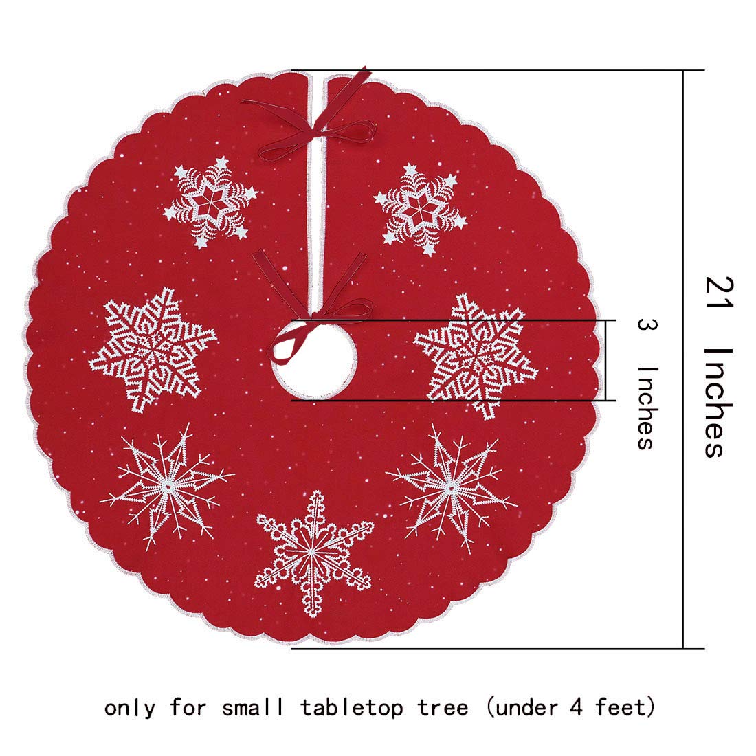 Foto 3 pulgar | Minicopo De Nieve Con Forma De Árbol Simhomsen, Tamaño Pequeño, Para Navidad - Venta Internacional.