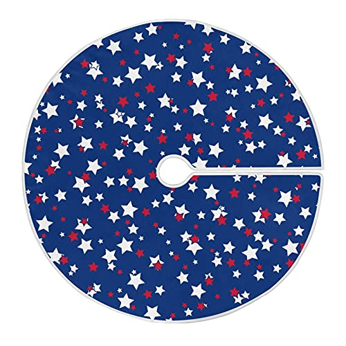 Foto 3 pulgar | Faldón Para Árbol De Navidad, Diseño De Dussdil Usa Patriotic Stars, 120 Cm - Venta Internacional.