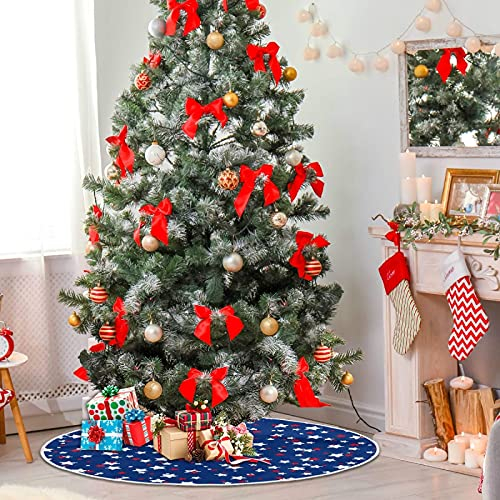 Foto 3 | Faldón Para Árbol De Navidad, Diseño De Dussdil Usa Patriotic Stars, 120 Cm - Venta Internacional.