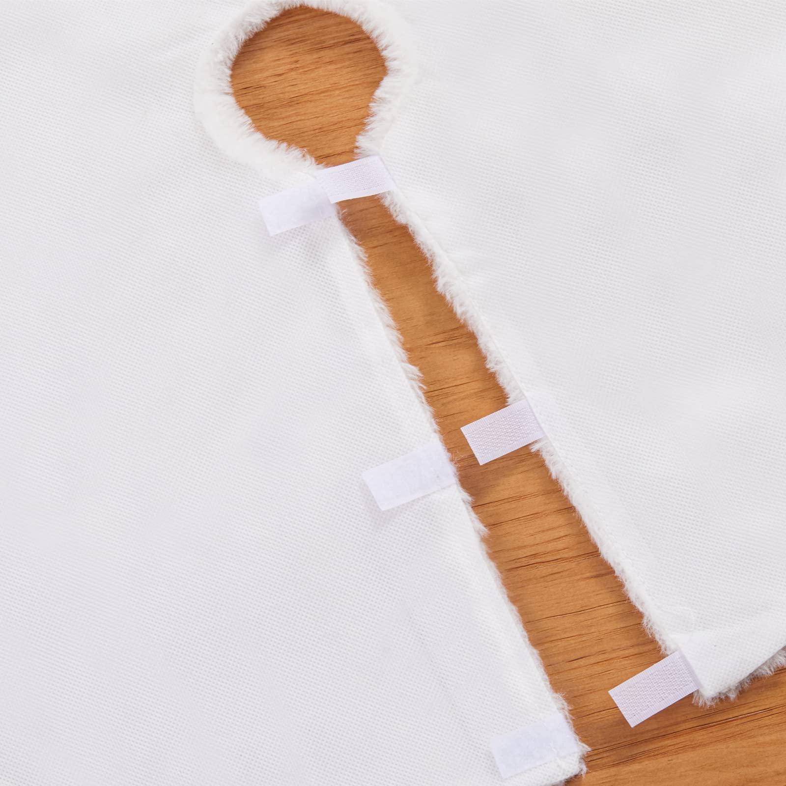 Foto 8 pulgar | Falda Soardream Para Árbol De Navidad, Piel Sintética, 120 Cm, Color Blanco - Venta Internacional.