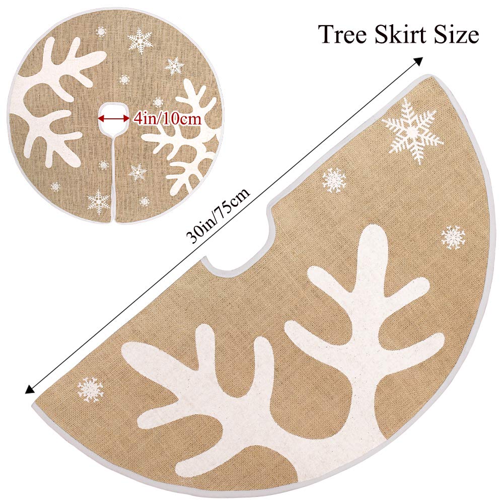 Foto 3 pulgar | Faldón De Arpillera Clásico N&t Nieting Para Árbol De Navidad, 76 Cm - Venta Internacional.