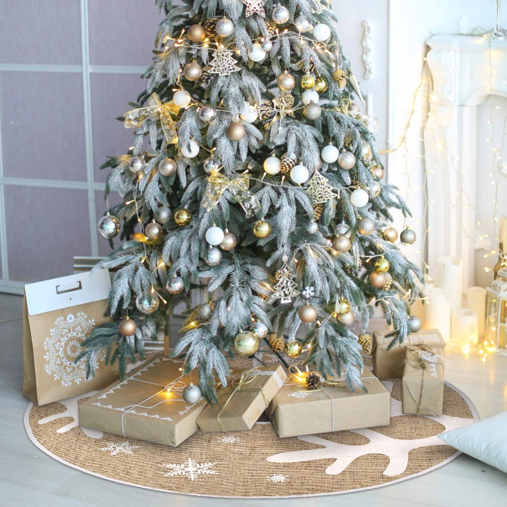 Foto 6 pulgar | Faldón De Arpillera Clásico N&t Nieting Para Árbol De Navidad, 76 Cm - Venta Internacional.