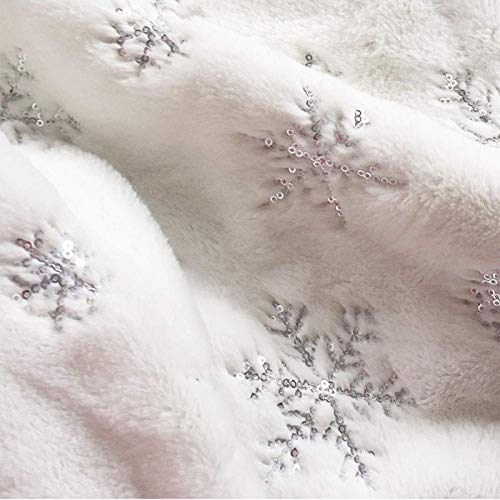 Foto 3 pulgar | Falda Deggod Para Árbol De Navidad, Piel Sintética De Felpa Blanca Como La Nieve, 122 Cm - Venta Internacional.