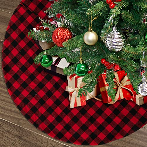 Foto 1 | Faldón Para Árbol De Navidad Joiedomi, 48 Cm, Diseño De Búfalo, Color Rojo Y Negro - Venta Internacional.