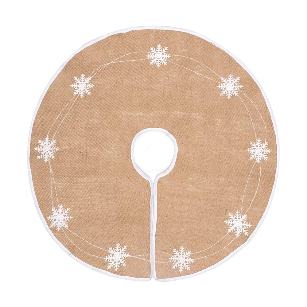 Falda De Arpillera N&t Nieting Para Árbol De Navidad, 76 Cm, Rústica Para Navidad - Venta Internacional. $359