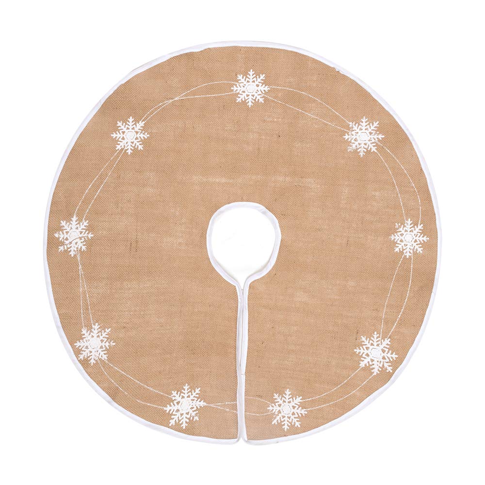 Falda De Arpillera N&t Nieting Para Árbol De Navidad, 76 Cm, Rústica Para Navidad - Venta Internacional.