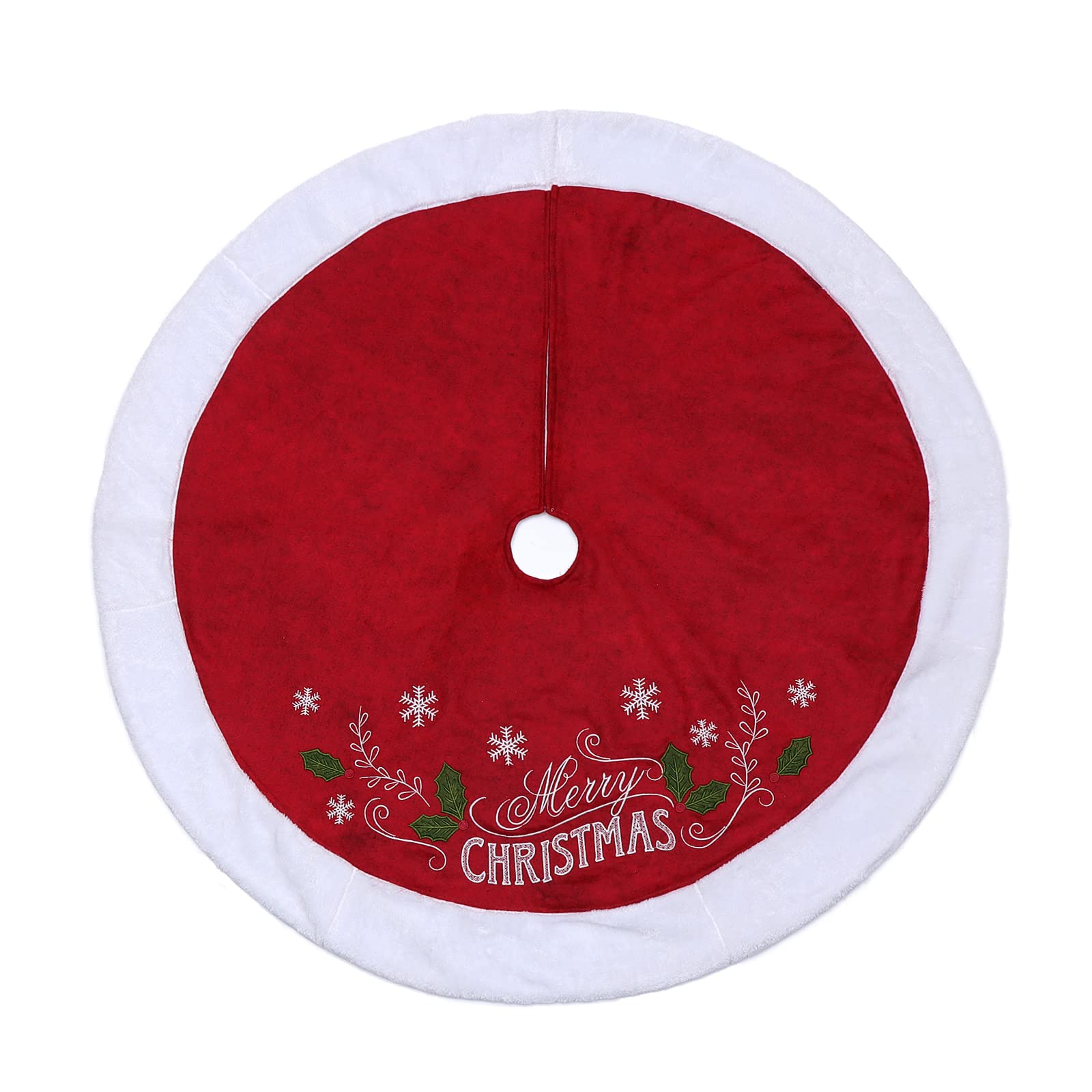 Foto 6 pulgar | Falda Bordada Para Árbol De Navidad Xamshor, 122 Cm De Diámetro - Venta Internacional.