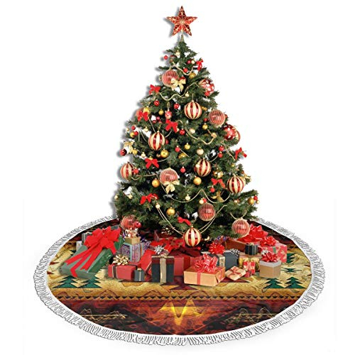 Foto 5 pulgar | Falda De Árbol De Navidad Ghygty, Indígena Nativo Americano, 122 Cm - Venta Internacional.