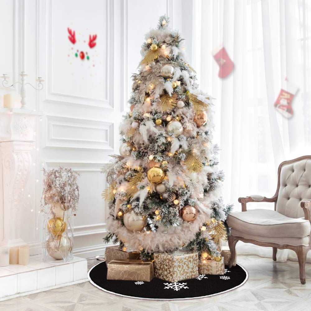 Foto 7 pulgar | Faldón De Arpillera Rústico N&t Nieting Para Árbol De Navidad, 76 Cm De Diámetro - Venta Internacional.