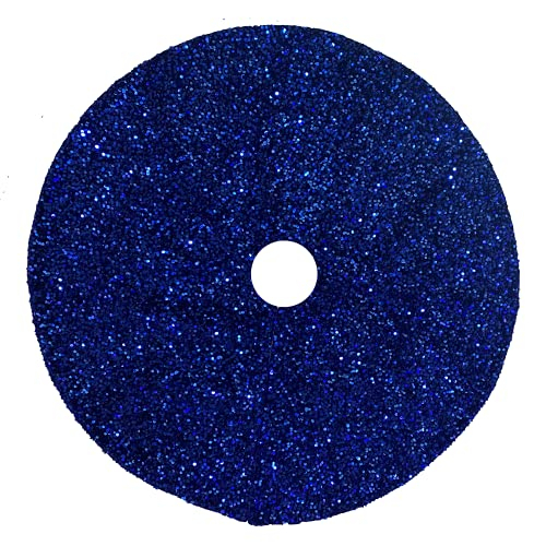 Foto 3 pulgar | Falda De Árbol De Navidad Fuhsy De Terciopelo Azul Real Con Lentejuelas De 46 Pulgadas - Venta Internacional.