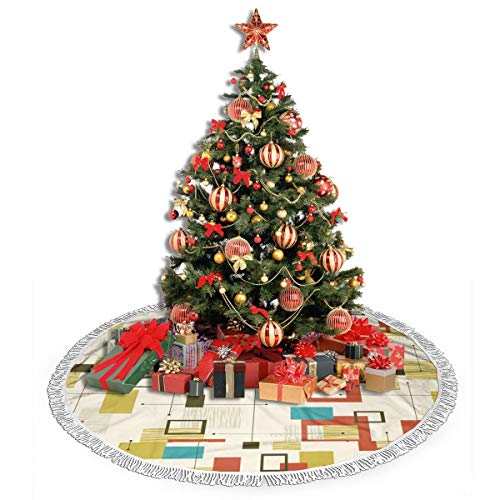 Foto 5 pulgar | Falda Con Forma De Árbol De Navidad Ghygty, Moderna, De Mediados De Siglo, 90 Cm, Con Bolsa - Venta Internacional.
