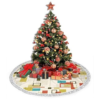 Foto 4 | Falda Con Forma De Árbol De Navidad Ghygty, Moderna, De Mediados De Siglo, 90 Cm, Con Bolsa - Venta Internacional.