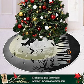 Foto 6 | Murciélagos De Luna Bruja Con Faldón Para Árbol De Navidad, Castillo De Dussdil, 90 Cm - Venta Internacional.