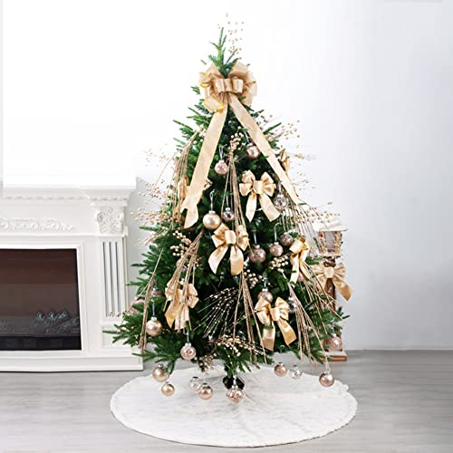 Foto 8 pulgar | Faldón Ikape Para Árbol De Navidad, 150 Cm, Extra Grande, Piel Sintética, Color Blanco - Venta Internacional.