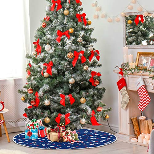 Foto 3 pulgar | Faldón Para Árbol De Navidad, Diseño De Dussdil Usa Patriotic Stars, 90 Cm - Venta Internacional.