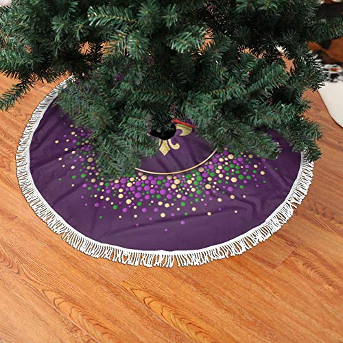 Foto 2 | Falda Con Forma De Árbol De Navidad Freehotu Para Mardi Gras, Morado Y Dorado, Con Forma De Flor D - Venta Internacion