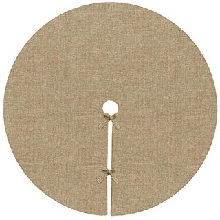 Foto 2 | Faldón De Arpillera Ivenf De Doble Capa Para Árbol De Navidad, 122 Cm, Rústico - Venta Internacional.