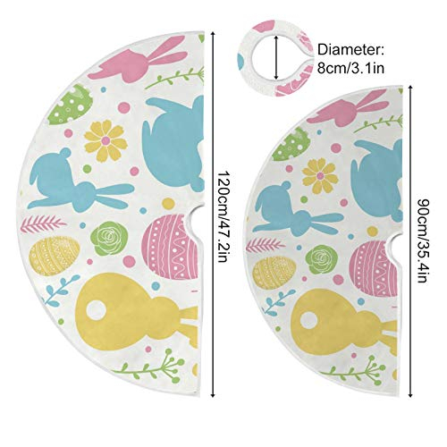 Foto 4 pulgar | Falda Qilmy Para Árbol De Navidad, Doble Capa Fina, 90 Cm/120 Cm - Venta Internacional.