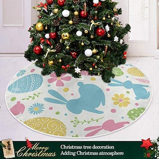 Foto 6 | Falda Qilmy Para Árbol De Navidad, Doble Capa Fina, 90 Cm/120 Cm - Venta Internacional.