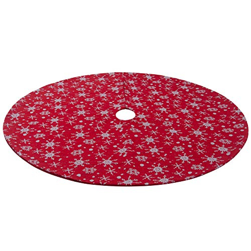 Foto 7 pulgar | Carpa De Nieve Roja Y Blanca S-deal De 32 Pulgadas Con Falda De Árbol De Navidad - Venta Internacional.