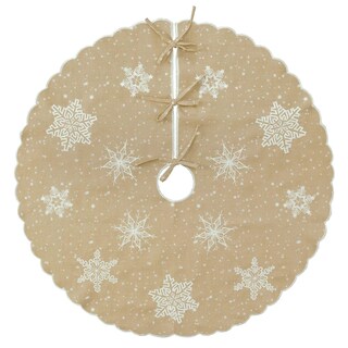 Foto 1 | Falda De Árbol De Navidad Bordada Simhomsen Rustic Farmhouse - Venta Internacional.