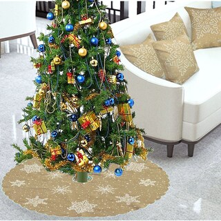 Foto 4 | Falda De Árbol De Navidad Bordada Simhomsen Rustic Farmhouse - Venta Internacional.