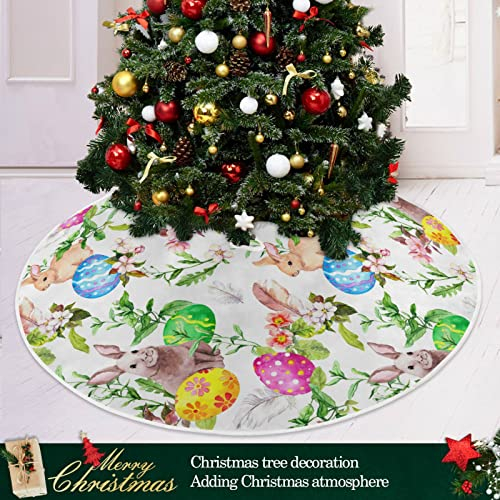 Foto 7 pulgar | Falda Qilmy Para Árbol De Navidad, Doble Capa, Poliéster Fino, 90 Cm - Venta Internacional.