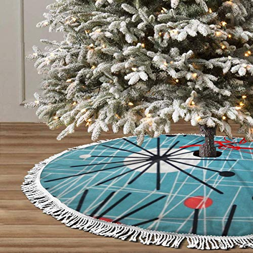 Foto 1 | Falda Con Forma De Árbol De Navidad Ghygty Mid-century, Moderna, 90 Cm, Con Tapa - Venta Internacional.