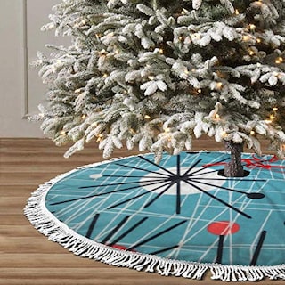 Foto 1 | Falda Con Forma De Árbol De Navidad Ghygty Mid-century, Moderna, 90 Cm, Con Tapa - Venta Internacional.