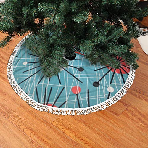 Foto 3 | Falda Con Forma De Árbol De Navidad Ghygty Mid-century, Moderna, 90 Cm, Con Tapa - Venta Internacional.
