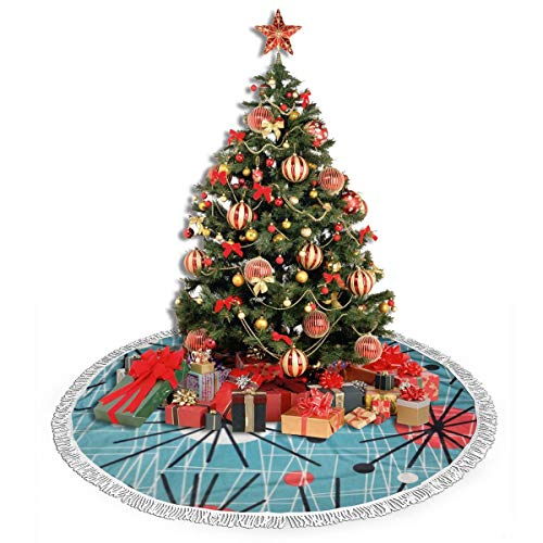 Foto 5 pulgar | Falda Con Forma De Árbol De Navidad Ghygty Mid-century, Moderna, 90 Cm, Con Tapa - Venta Internacional.