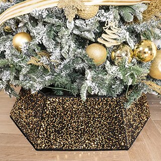 Foto 4 | Collar De Árbol De Navidad Con Lentejuelas De Navidad, 85 Cm, Para Decoración Del Hogar - Venta Internacional.