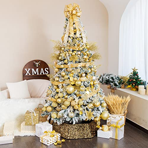 Foto 7 pulgar | Collar De Árbol De Navidad Con Lentejuelas De Navidad, 85 Cm, Para Decoración Del Hogar - Venta Internacional.