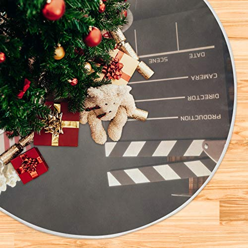 Foto 6 pulgar | Faldón De Árbol De Navidad Attx Para Cine, Palomitas, 120 Cm - Venta Internacional.