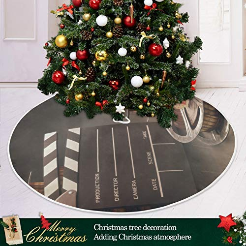 Foto 7 pulgar | Faldón De Árbol De Navidad Attx Para Cine, Palomitas, 120 Cm - Venta Internacional.
