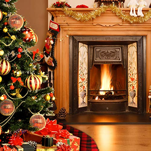Foto 8 pulgar | Faldón Para Árbol De Navidad Sibosun Buffalo Plaid 137 Cm, Rojo Y Negro - Venta Internacional.